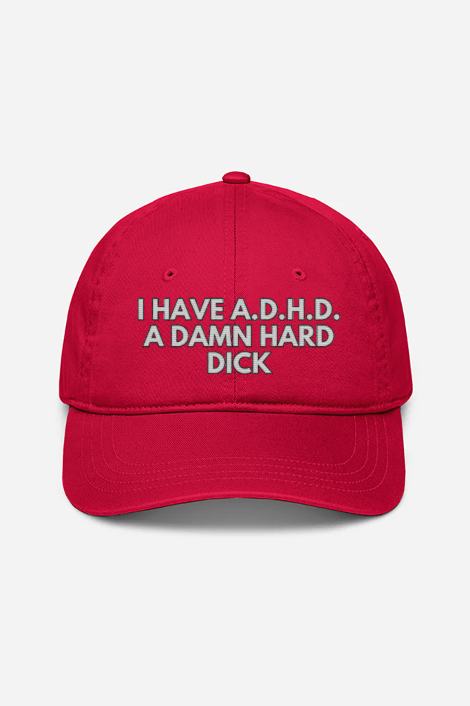 "A.D.H.D." Embraided Basketball Caps